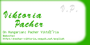 viktoria pacher business card